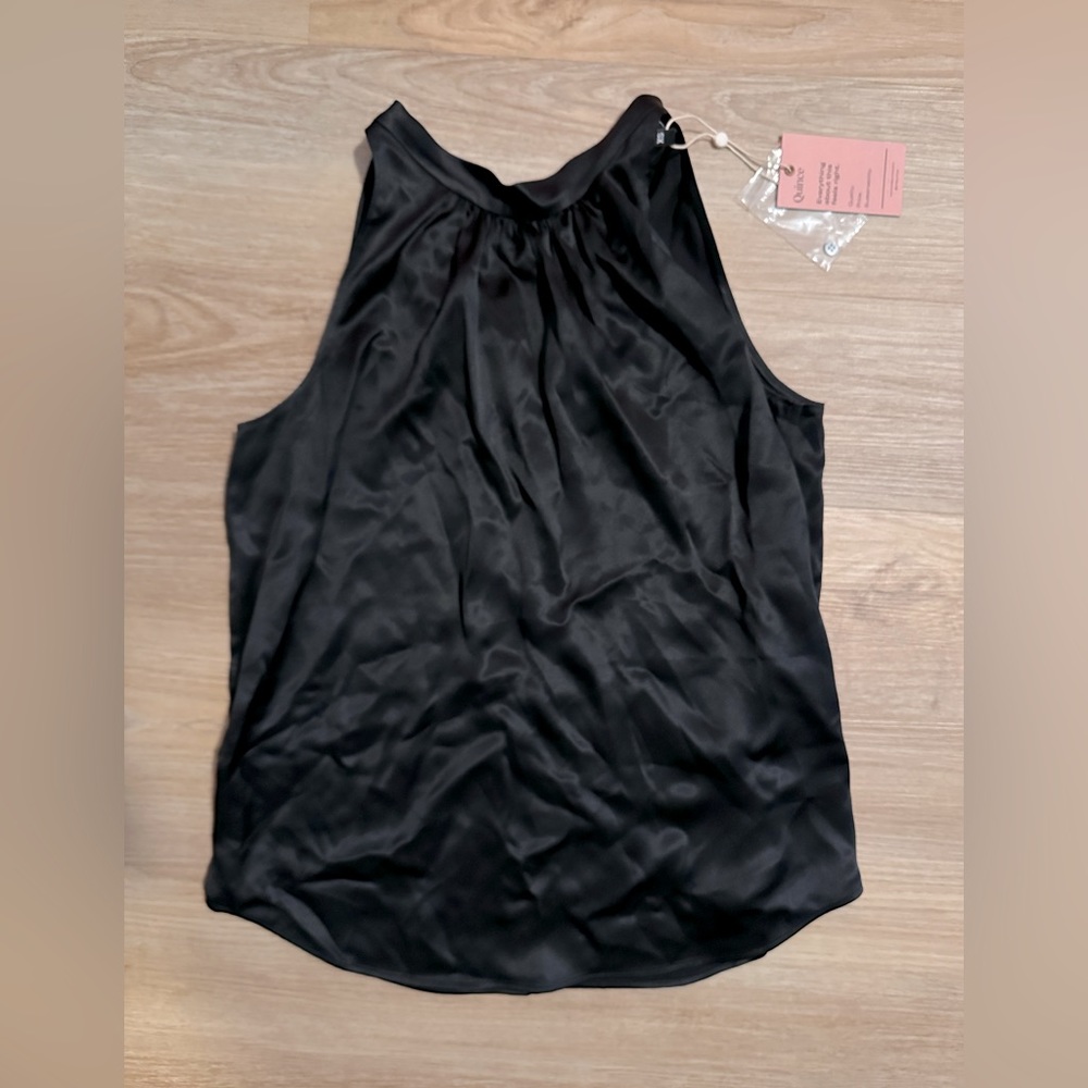 Quince 100% Silk Halter Top w/ Tags!